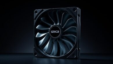 Case Fan 180mm 600 RPM, Cukup untuk RTX 4070 Super di Casing 15L