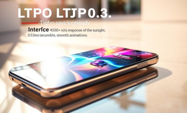 Teknologi LTPO 3.0 menghemat baterai 35% vs 120Hz statis, response time 0.5ms untuk gaming, brightness maksimal 4500 nits di bawah sinar matahari