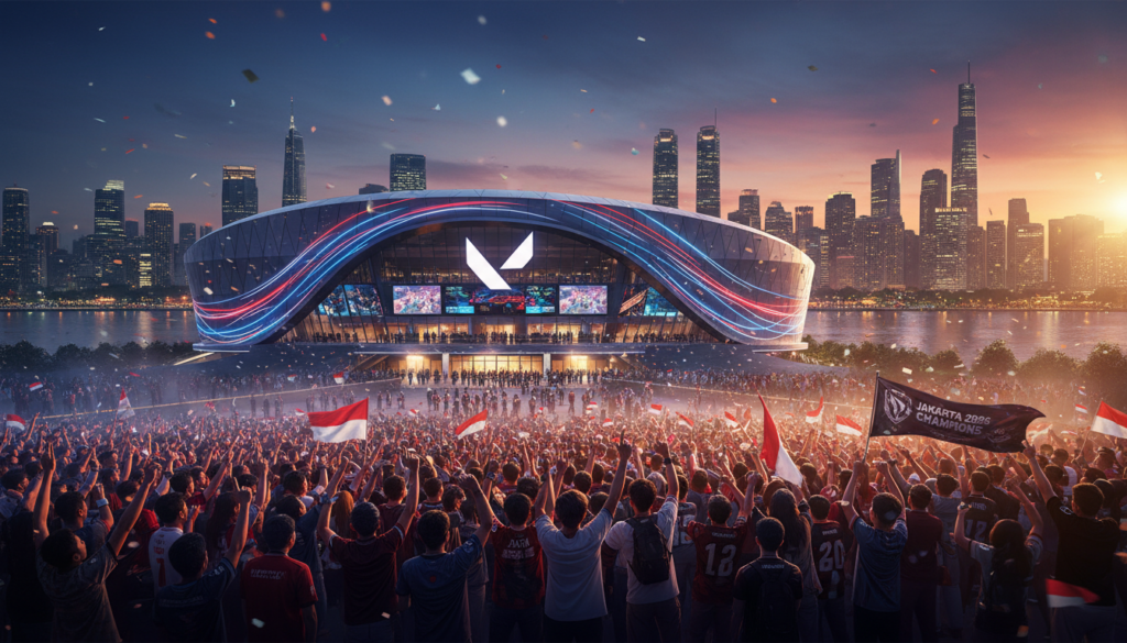Peluang Jakarta Jadi Tuan Rumah Valorant Champions 2026, Ini Analisis dan Syaratnya! Peluang Jakarta Jadi Tuan Rumah Valorant Champions 2026, Ini Analisis dan Syaratnya!