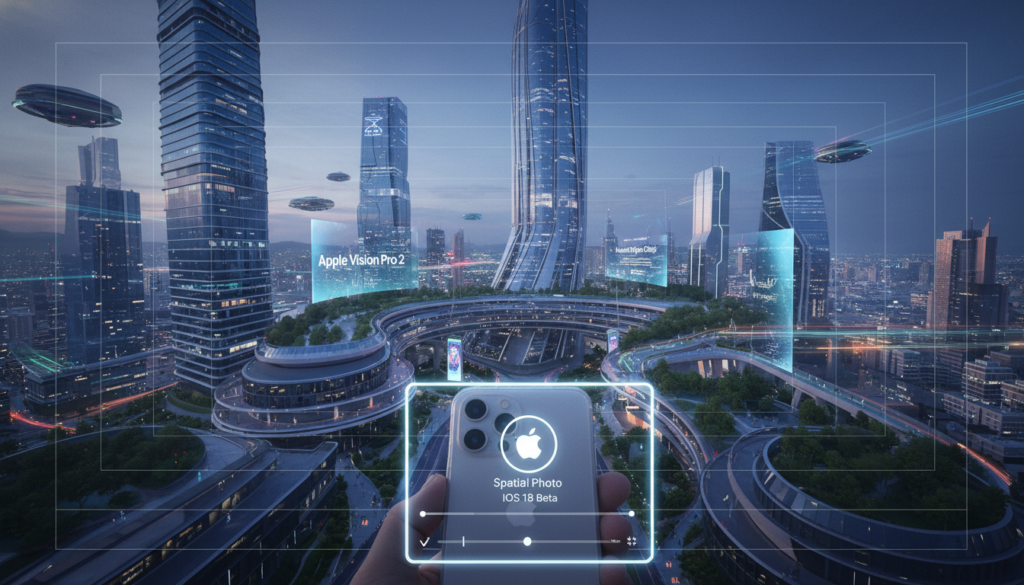 iOS 18 Beta 1 Fitur Spatial Photography Vision Pro, Work 3D 360