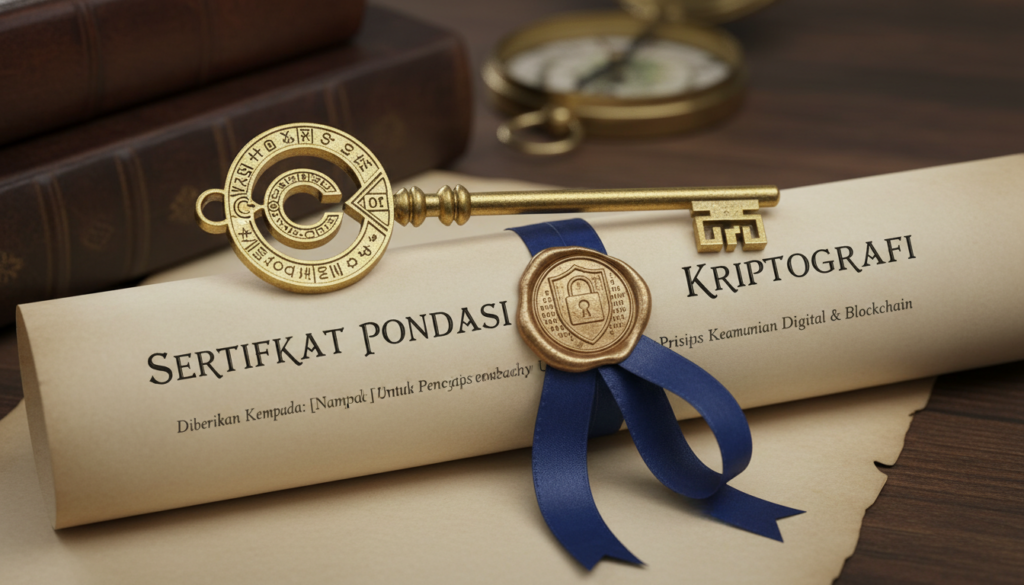 kunci dan sertifikat pondasi kriptografi
