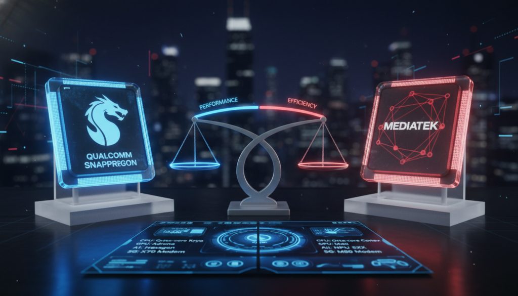 perbandingan chipset mobile snapdragon mediatek