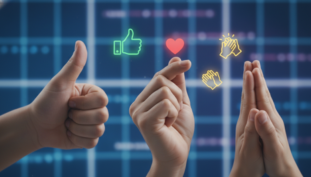 reaksi tangan aplikasi video call Zoom Google Meet reaksi tangan aplikasi video call Zoom Google Meet