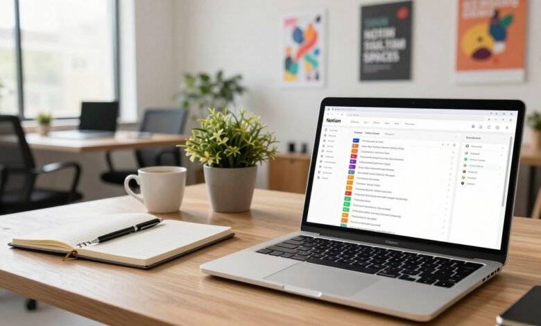 Tutorial Notion Team Spaces
