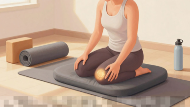 Cara Memilih Matras Yoga Ergonomis untuk Mencegah Sakit Lutut saat Berlatih