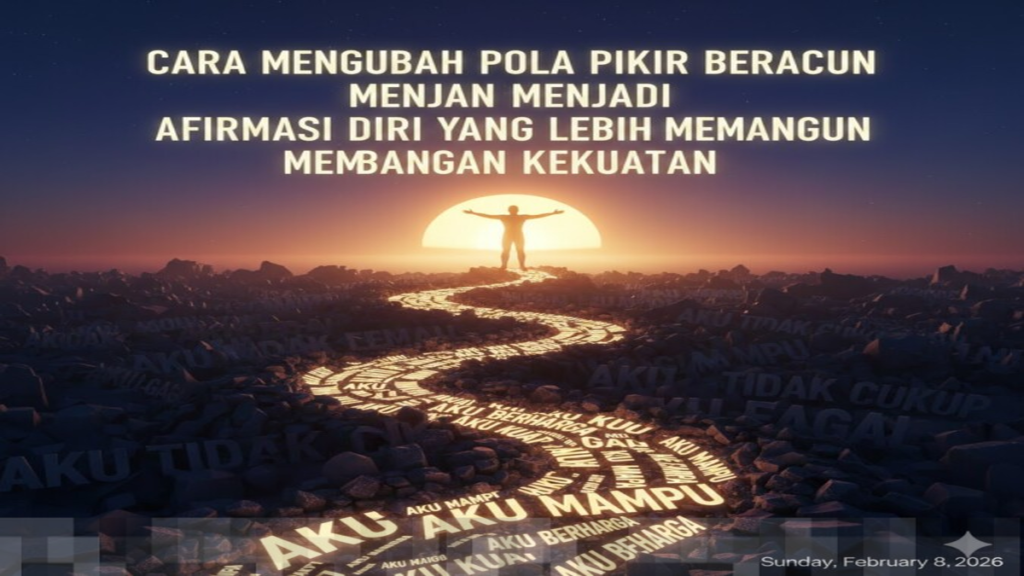 Transformasi Pola Pikir Beracun Menjadi Afirmasi Positif untuk Membangun Kekuatan Diri