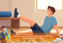 Cara Efektif Mempercepat Pemulihan Pemain Badminton Setelah Latihan Intensif