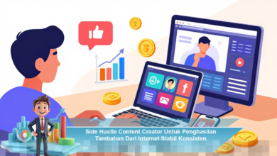Maksimalkan Pendapatan Stabil dengan Side Hustle Sebagai Content Creator di Internet