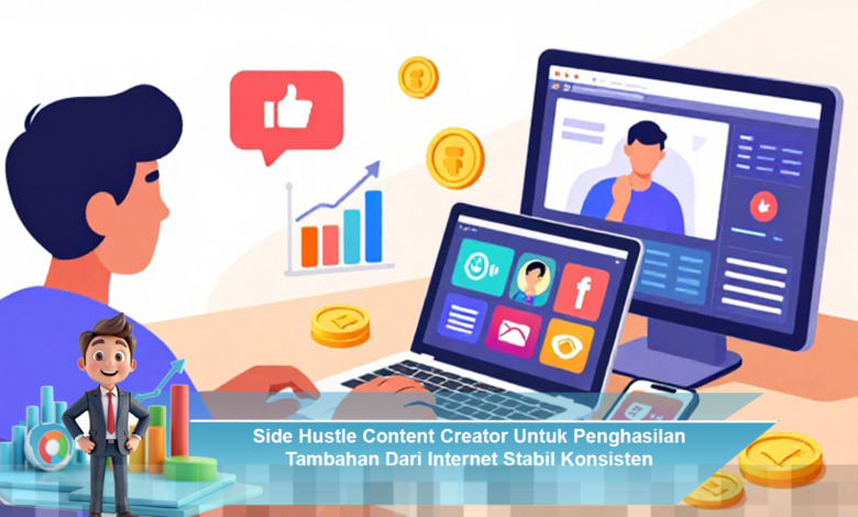 Maksimalkan Pendapatan Stabil dengan Side Hustle Sebagai Content Creator di Internet Maksimalkan Pendapatan Stabil dengan Side Hustle Sebagai Content Creator di Internet