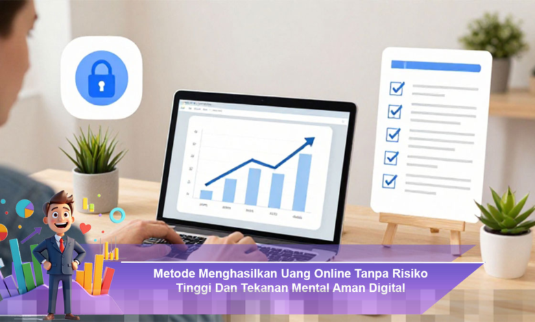 Strategi Menghasilkan Uang Online dengan Risiko Rendah dan Tanpa Stres Mental di Era Digital