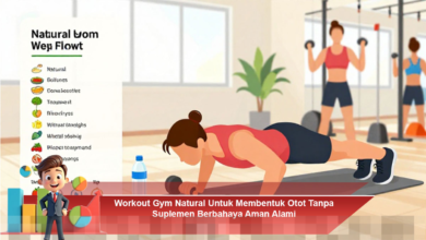 Latihan Gym Alami untuk Pembentukan Otot Tanpa Suplemen Berbahaya yang Aman dan Efektif
