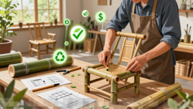 Teknik Pembuatan Furnitur Bambu untuk Mendukung Produk Ramah Lingkungan yang Berkelanjutan