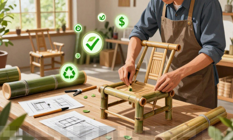 Teknik Pembuatan Furnitur Bambu untuk Mendukung Produk Ramah Lingkungan yang Berkelanjutan