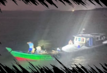 Kapal Perang TNI AL Gagalkan Pencurian Batu Granit di Perairan Kepri