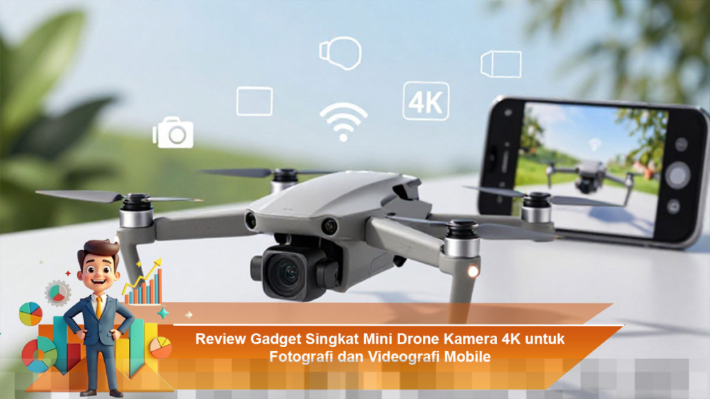 Ulasan Mini Drone Kamera 4K untuk Fotografi dan Videografi Mobile yang Efisien dan Praktis