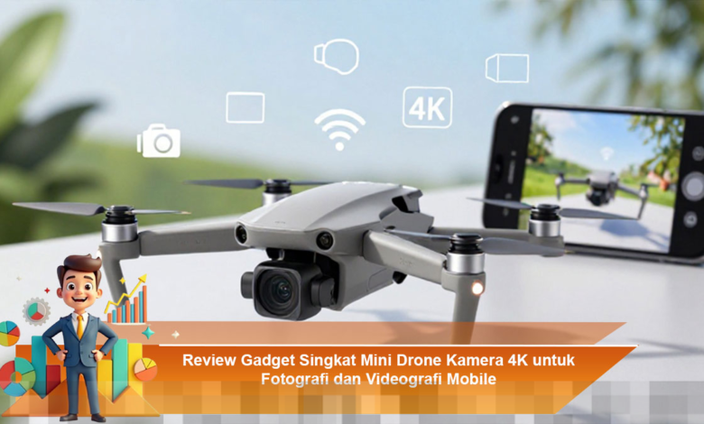 Ulasan Mini Drone Kamera 4K untuk Fotografi dan Videografi Mobile yang Efisien dan Praktis