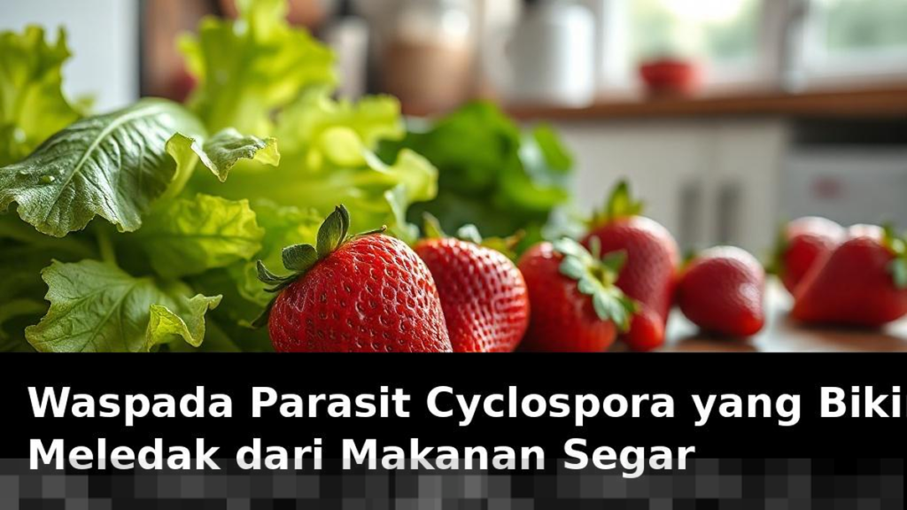 Waspadai Parasit Cyclospora yang Memicu Diare Akibat Makanan Segar