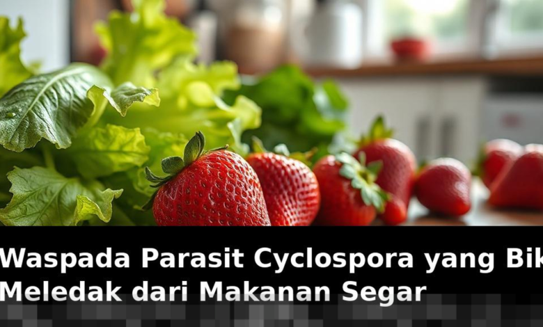 Waspadai Parasit Cyclospora yang Memicu Diare Akibat Makanan Segar Waspadai Parasit Cyclospora yang Memicu Diare Akibat Makanan Segar