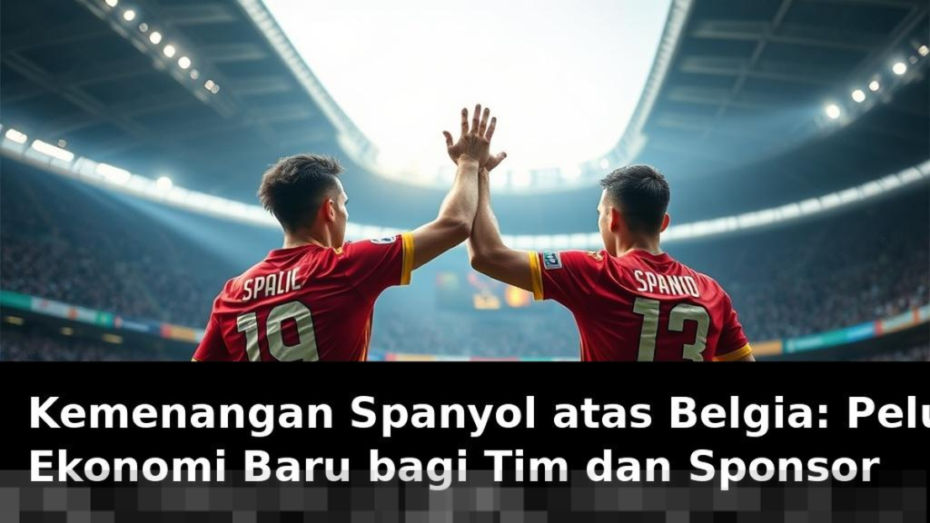 Kemenangan Spanyol atas Belgia: Mendorong Peluang Ekonomi bagi Tim dan Sponsor