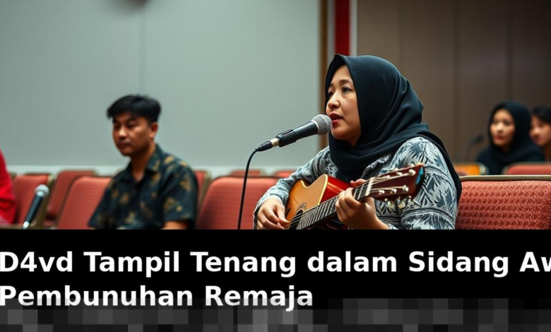 D4vd Menunjukkan Ketenteraman dalam Sidang Awal Kasus Pembunuhan Remaja