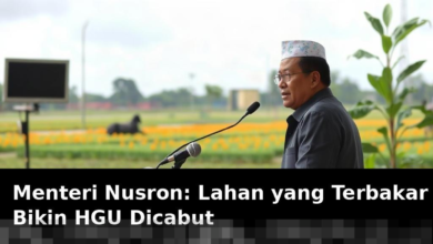 Menteri Nusron Tegaskan Lahan Terbakar Berpotensi Cabut HGU di Indonesia