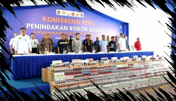 Bea Cukai Sita 10,7 Juta Batang Rokok Ilegal, Ancaman Kerugian Negara Rp 8,05 Miliar