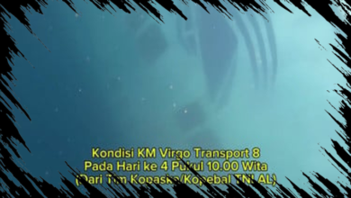 Terekam Penyelam Kopaska, Begini Penampakan KM Virgo Transport 8 di Bawah Laut