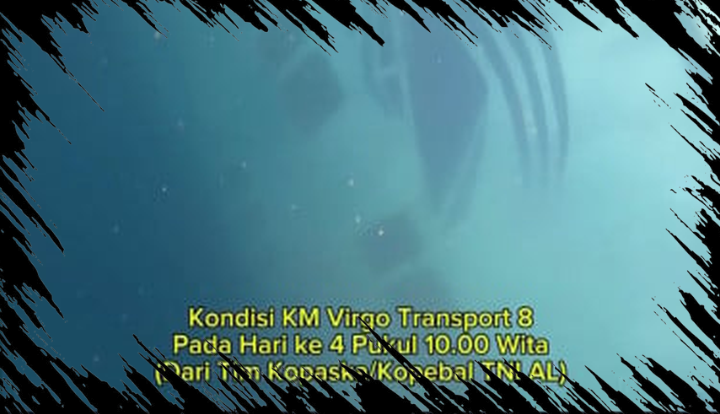Terekam Penyelam Kopaska, Begini Penampakan KM Virgo Transport 8 di Bawah Laut