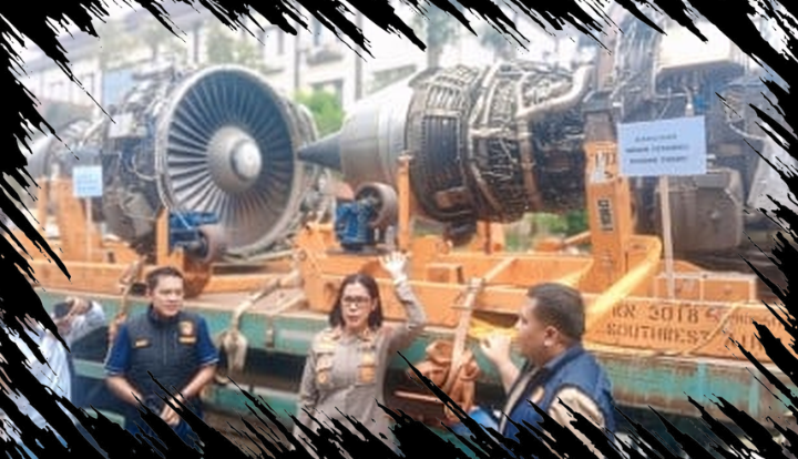Polda Kepri Ungkap Penyelundupan 3 Mesin Pesawat Bekas dari Singapura Senilai Rp30 M