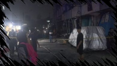 Ledakan Mengguncang Pasar Cimanggis Tangsel, Beberapa Korban Luka Tertimpa Reruntuhan
